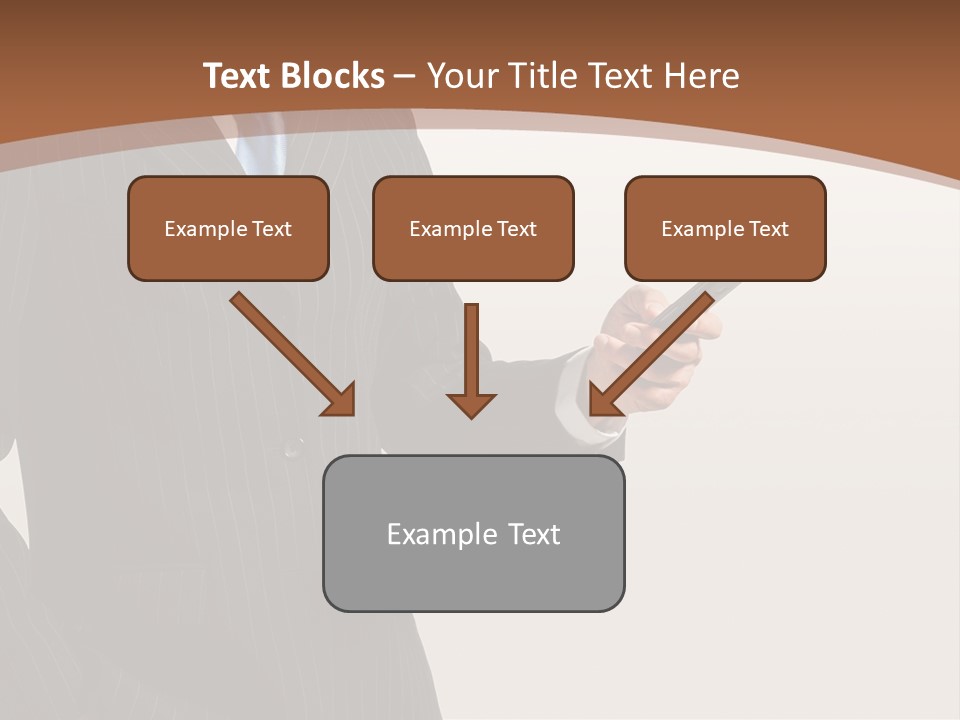 Beautiful Male Telephone PowerPoint Template