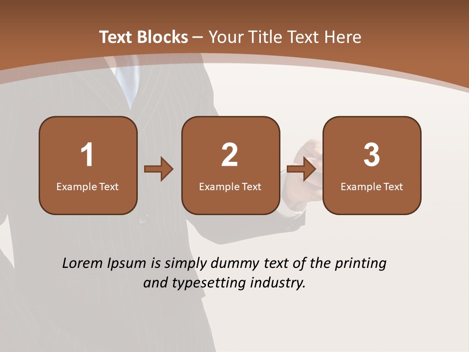 Beautiful Male Telephone PowerPoint Template