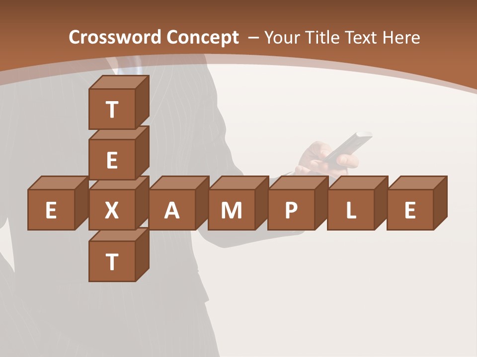 Beautiful Male Telephone PowerPoint Template