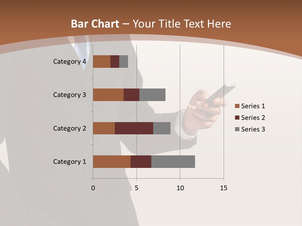 Beautiful Male Telephone PowerPoint Template