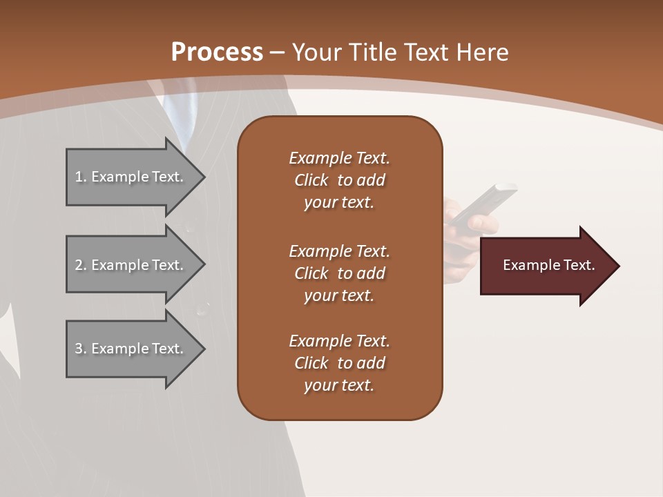 Beautiful Male Telephone PowerPoint Template