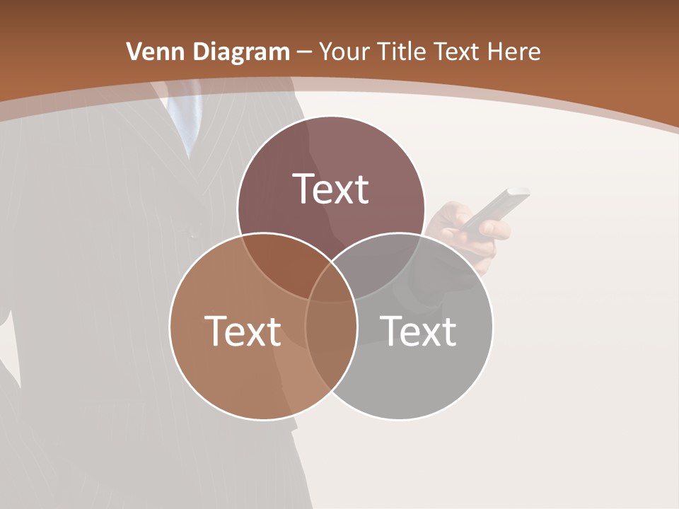 Beautiful Male Telephone PowerPoint Template
