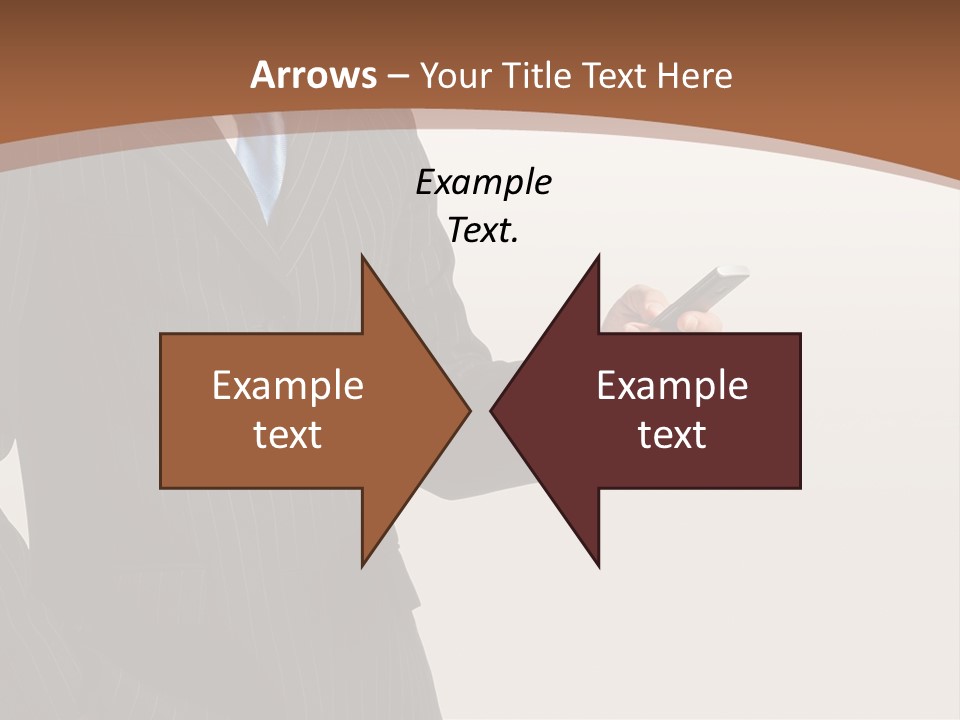Beautiful Male Telephone PowerPoint Template