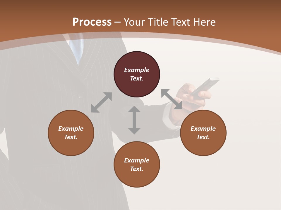 Beautiful Male Telephone PowerPoint Template