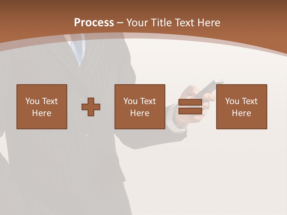Beautiful Male Telephone PowerPoint Template