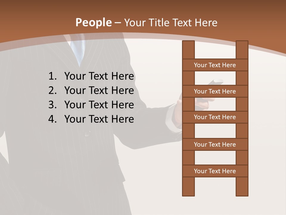 Beautiful Male Telephone PowerPoint Template