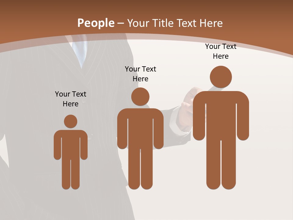 Beautiful Male Telephone PowerPoint Template