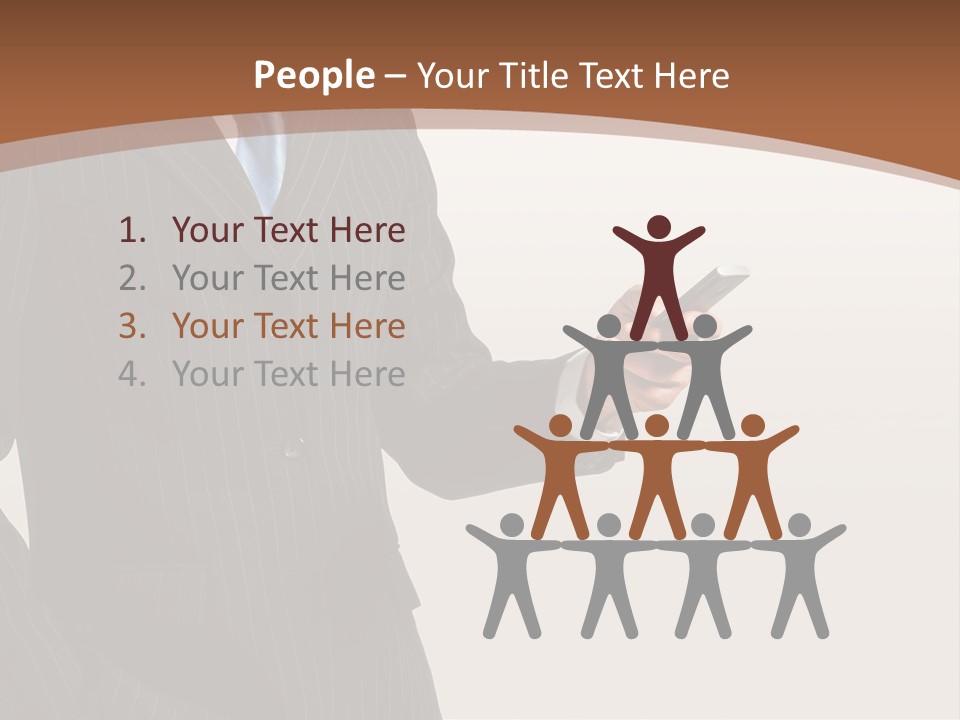 Beautiful Male Telephone PowerPoint Template