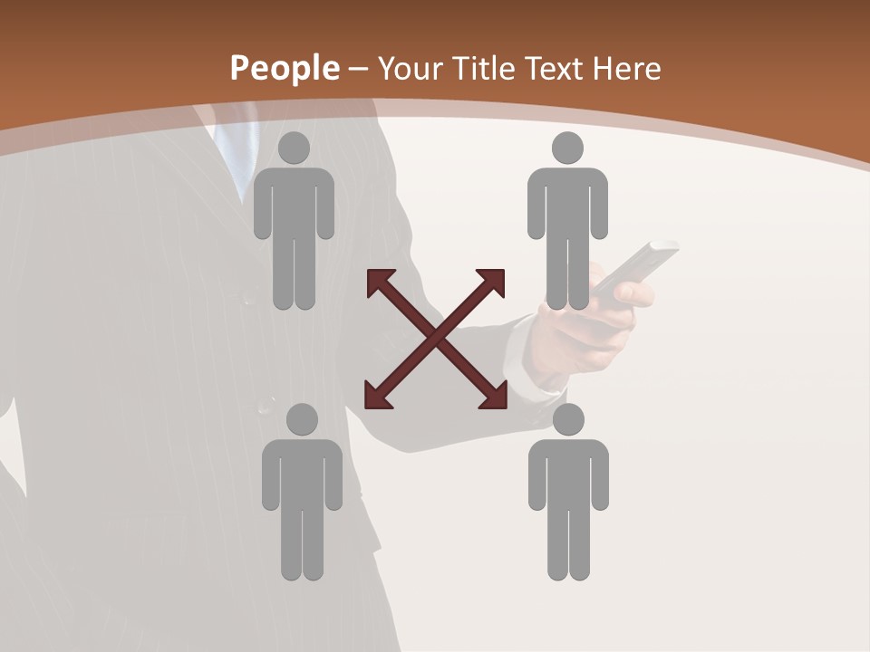 Beautiful Male Telephone PowerPoint Template