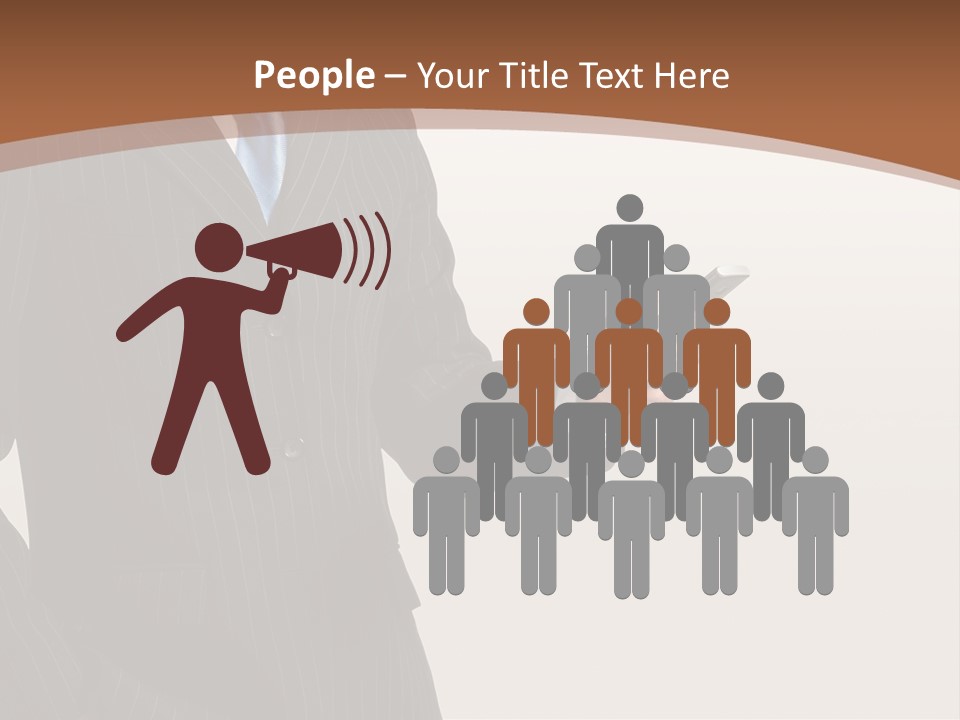 Beautiful Male Telephone PowerPoint Template