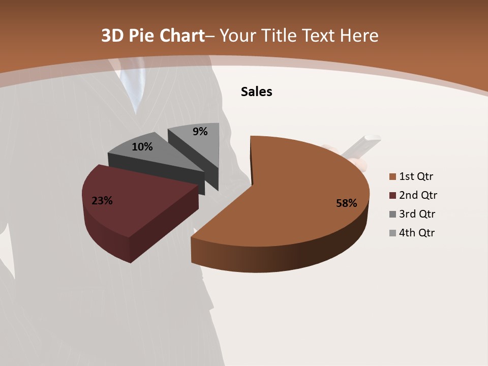 Beautiful Male Telephone PowerPoint Template