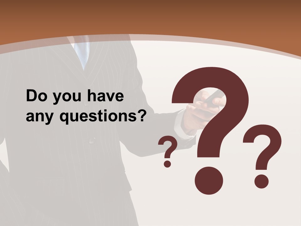 Beautiful Male Telephone PowerPoint Template