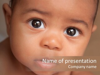 African Boy Love PowerPoint Template