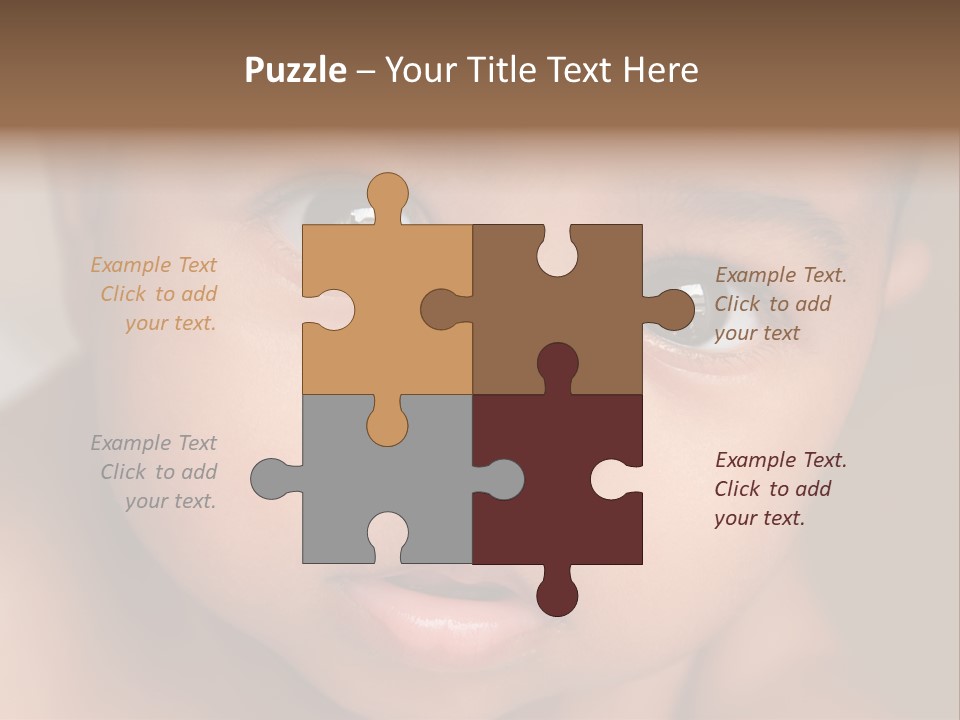 African Boy Love PowerPoint Template