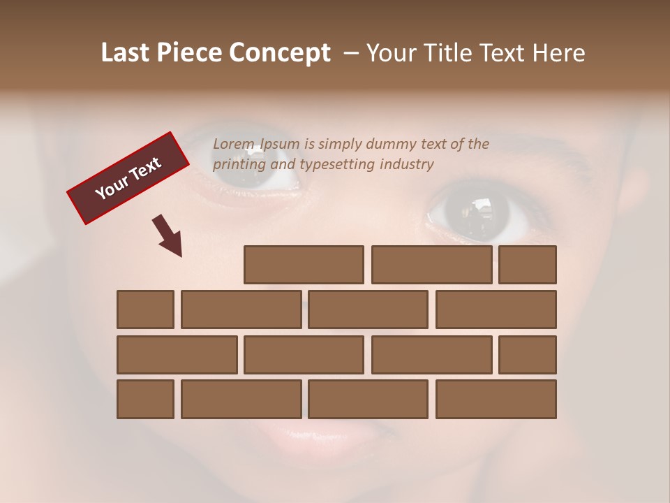 African Boy Love PowerPoint Template