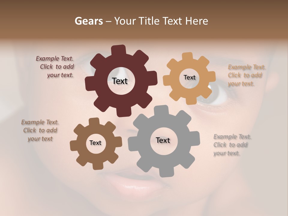 African Boy Love PowerPoint Template