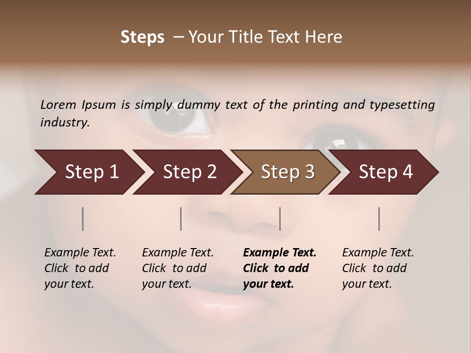 African Boy Love PowerPoint Template
