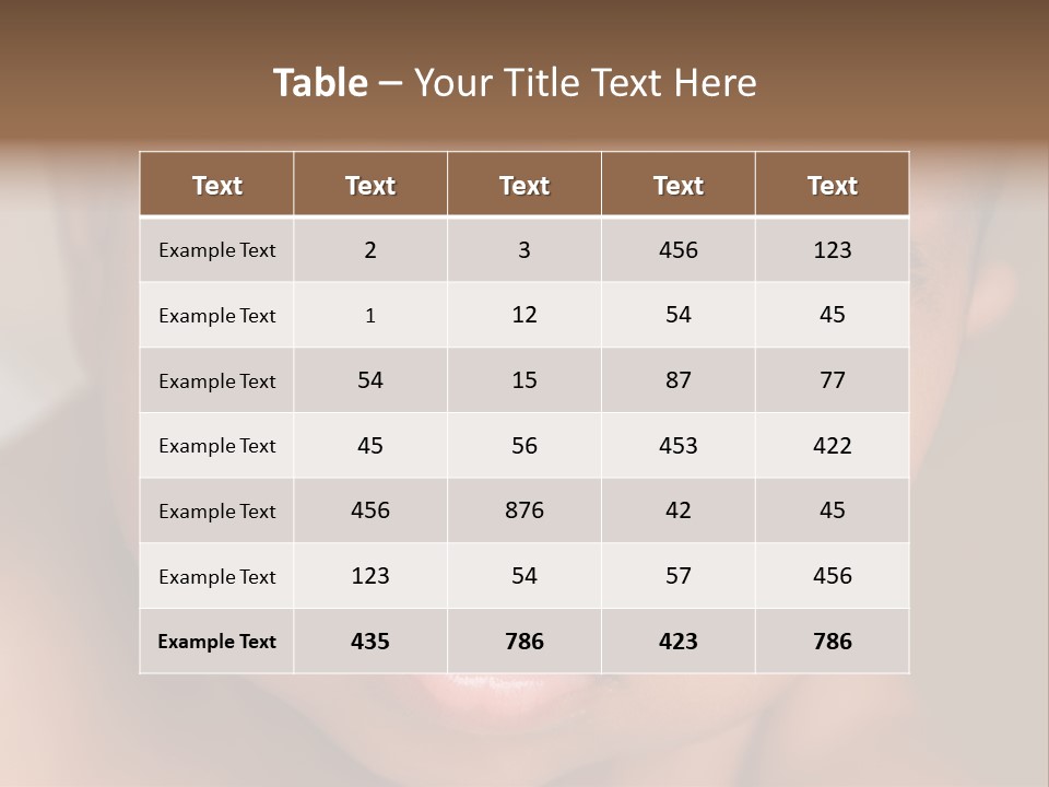 African Boy Love PowerPoint Template