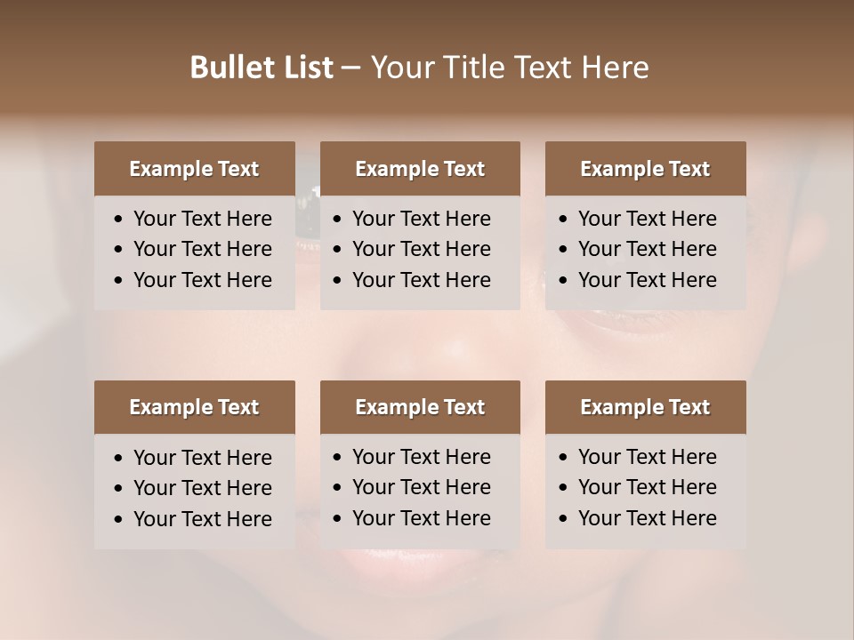 African Boy Love PowerPoint Template