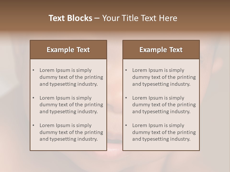 African Boy Love PowerPoint Template