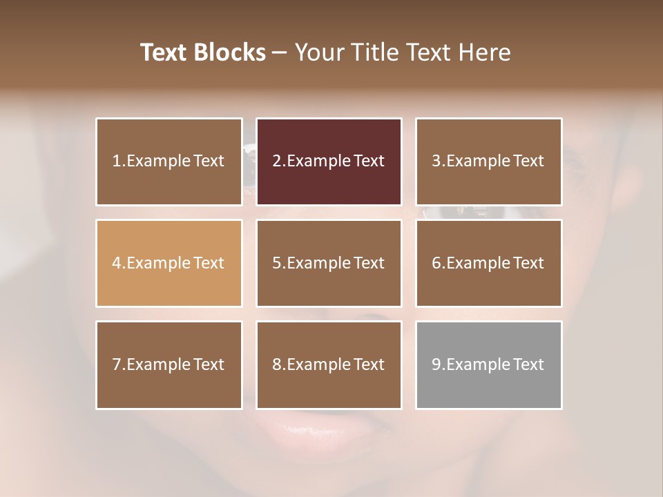 African Boy Love PowerPoint Template