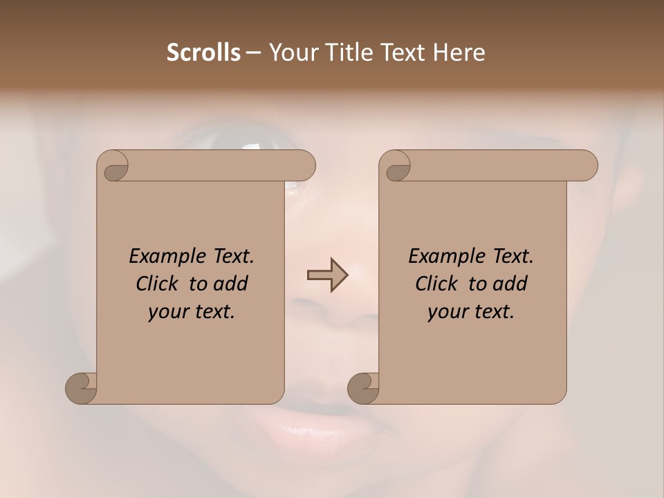 African Boy Love PowerPoint Template