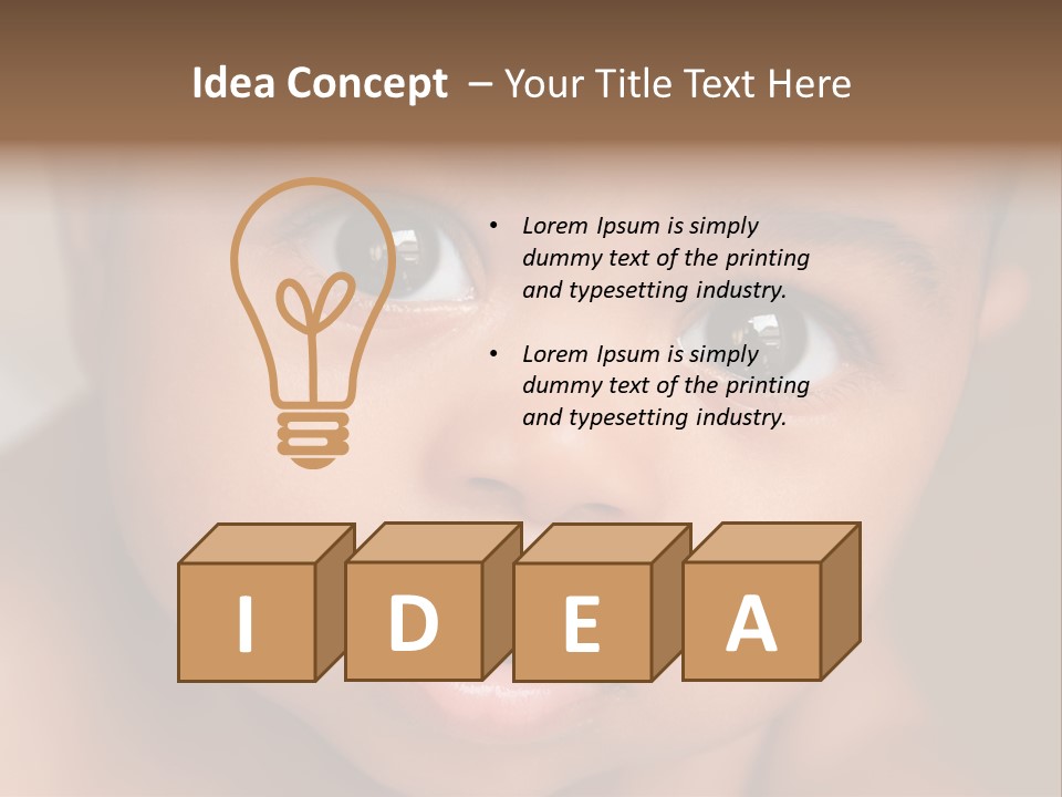 African Boy Love PowerPoint Template