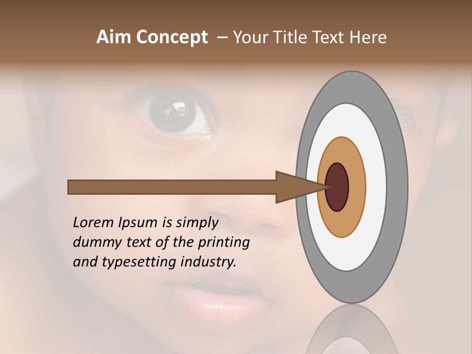 African Boy Love PowerPoint Template