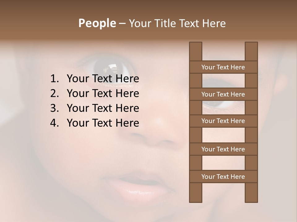 African Boy Love PowerPoint Template