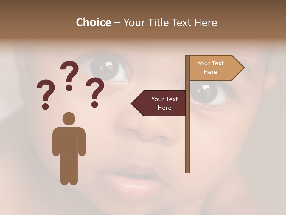 African Boy Love PowerPoint Template