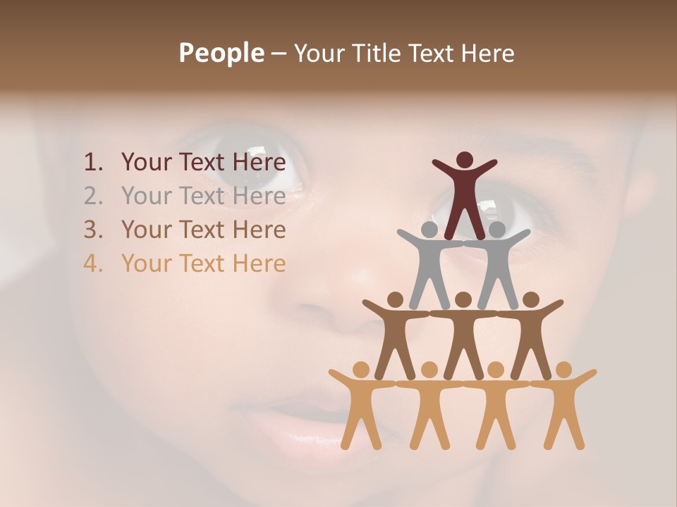 African Boy Love PowerPoint Template