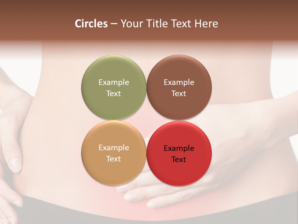 Sick Front View Brunette PowerPoint Template