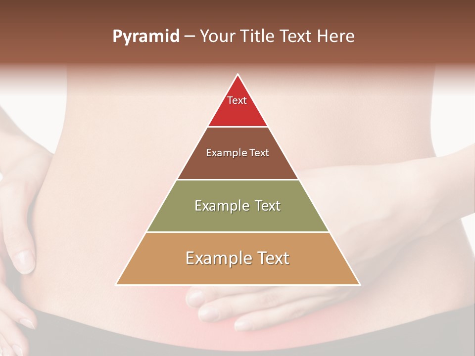 Sick Front View Brunette PowerPoint Template