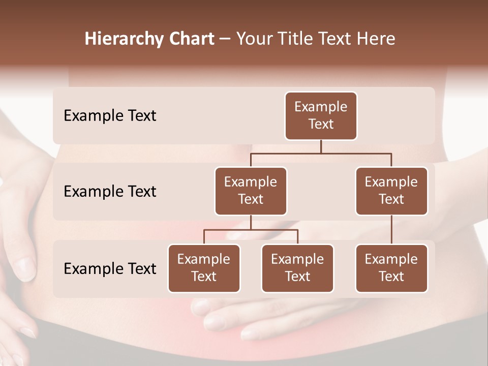 Sick Front View Brunette PowerPoint Template