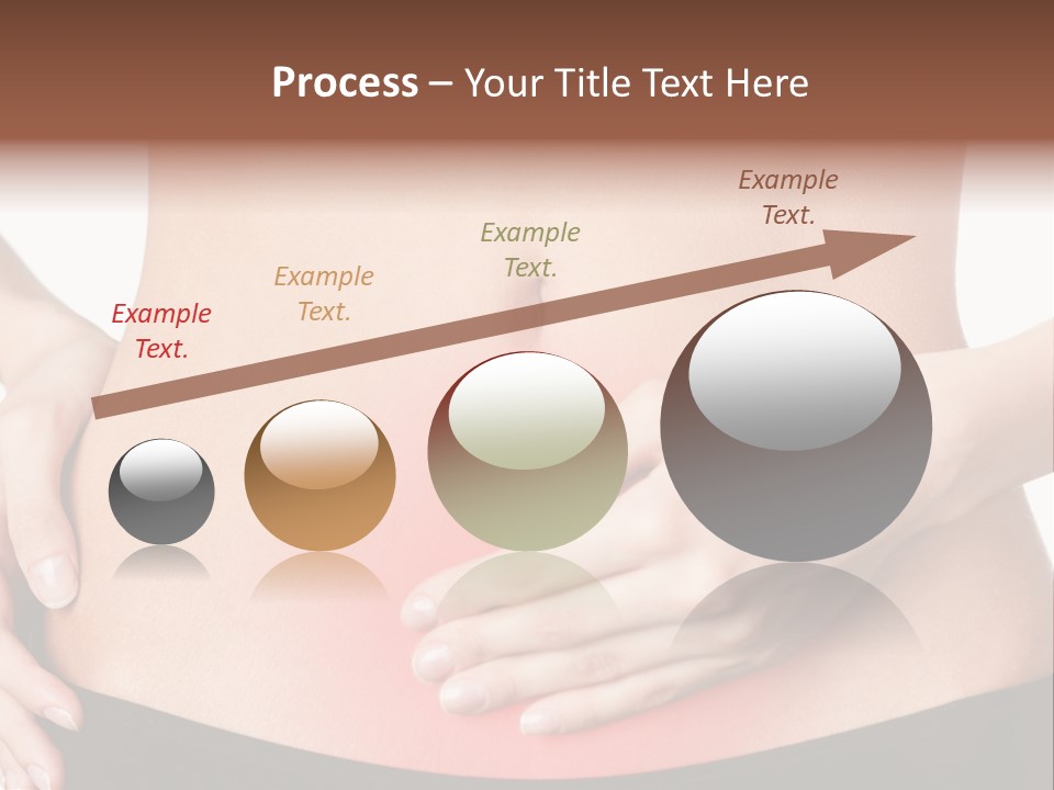 Sick Front View Brunette PowerPoint Template