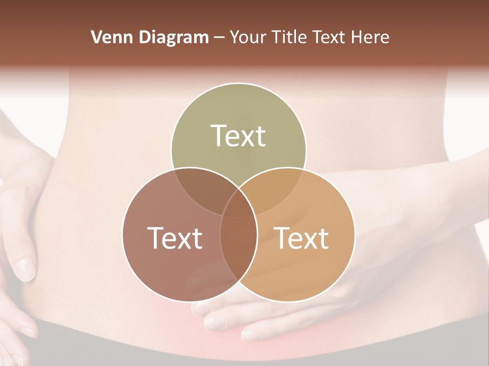 Sick Front View Brunette PowerPoint Template