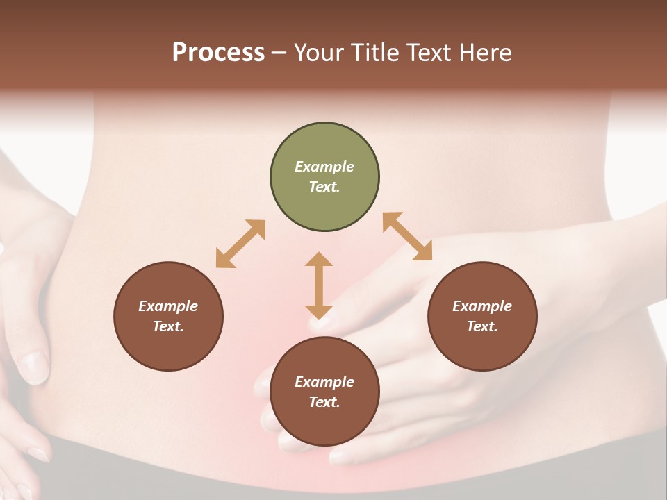 Sick Front View Brunette PowerPoint Template