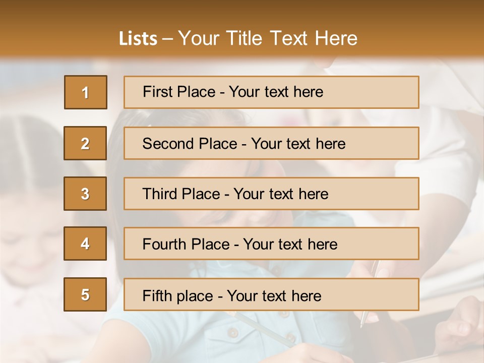Sheets Pencil Cute PowerPoint Template