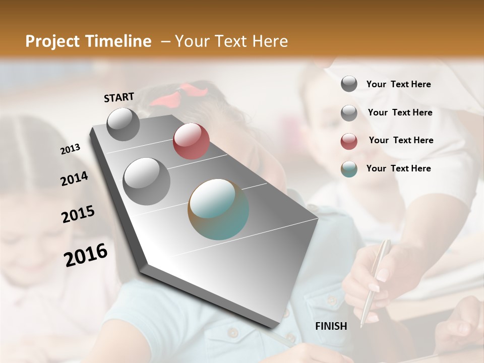 Sheets Pencil Cute PowerPoint Template