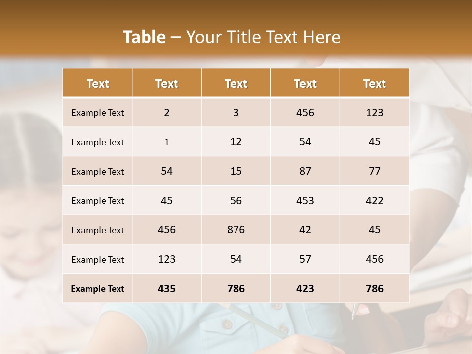 Sheets Pencil Cute PowerPoint Template