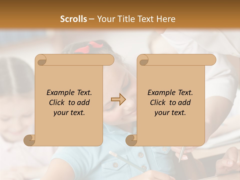 Sheets Pencil Cute PowerPoint Template