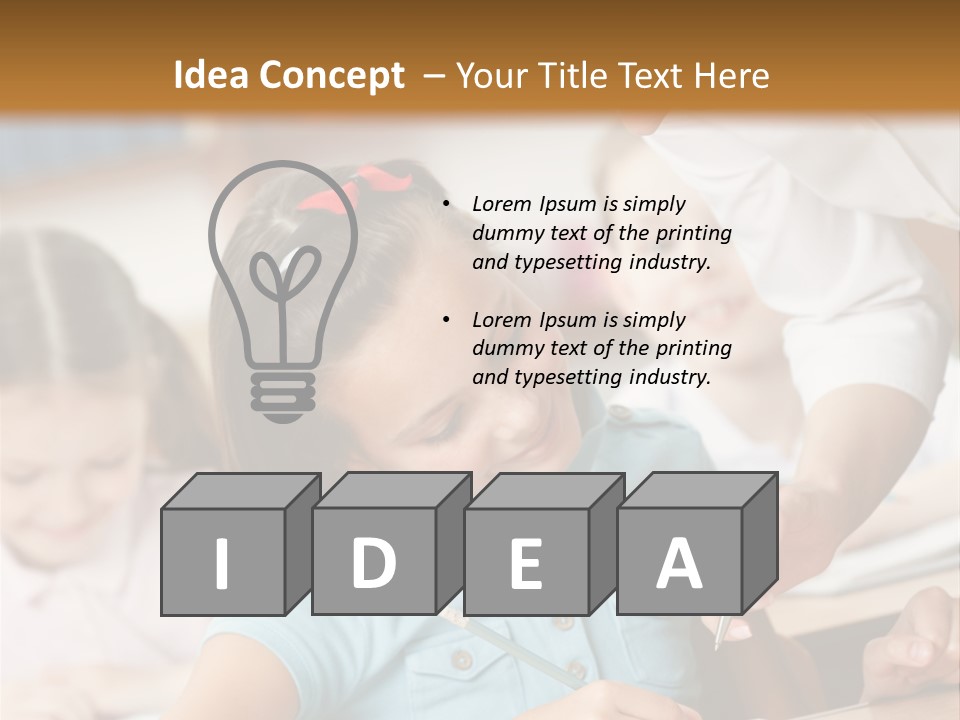 Sheets Pencil Cute PowerPoint Template