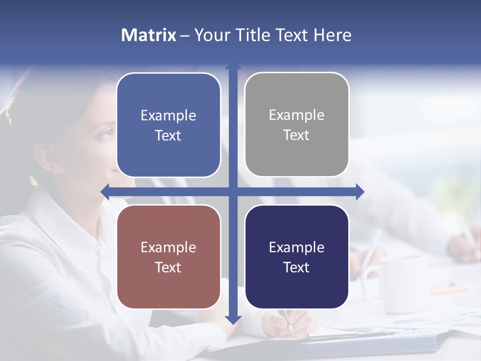 Businesspeople Session Listening PowerPoint Template