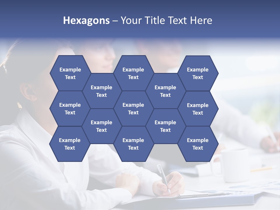 Businesspeople Session Listening PowerPoint Template