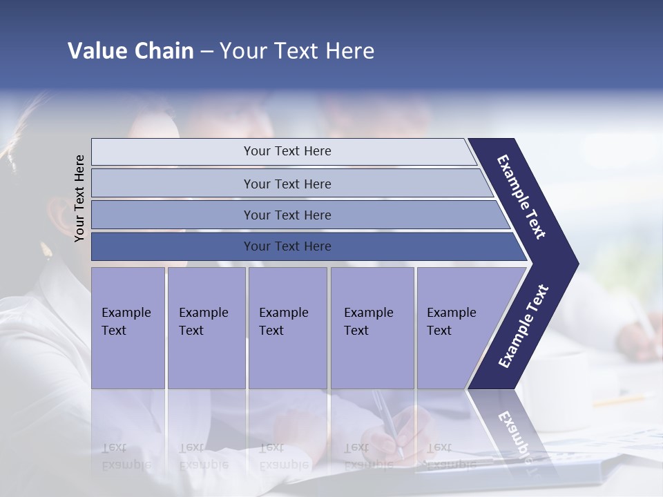 Businesspeople Session Listening PowerPoint Template
