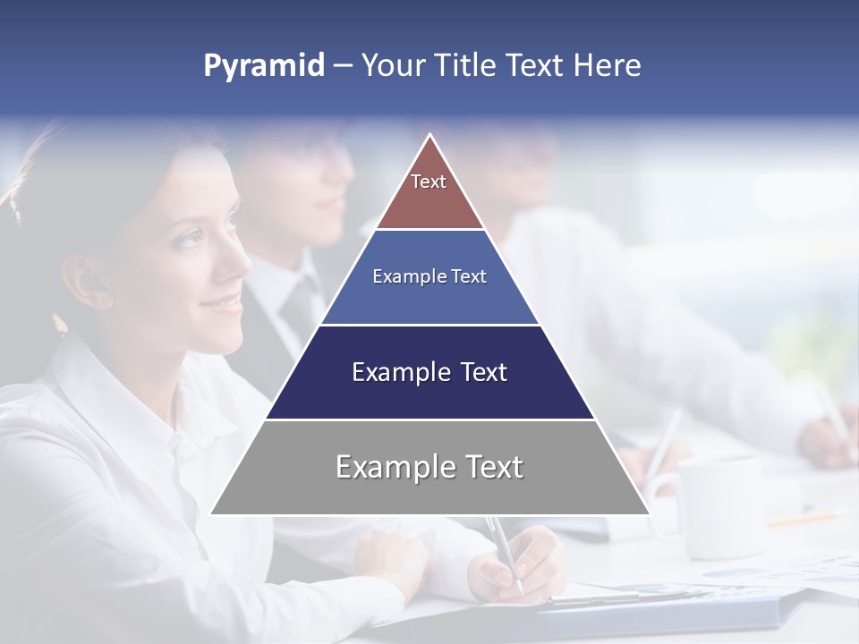 Businesspeople Session Listening PowerPoint Template