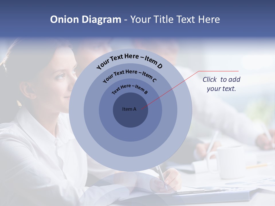 Businesspeople Session Listening PowerPoint Template