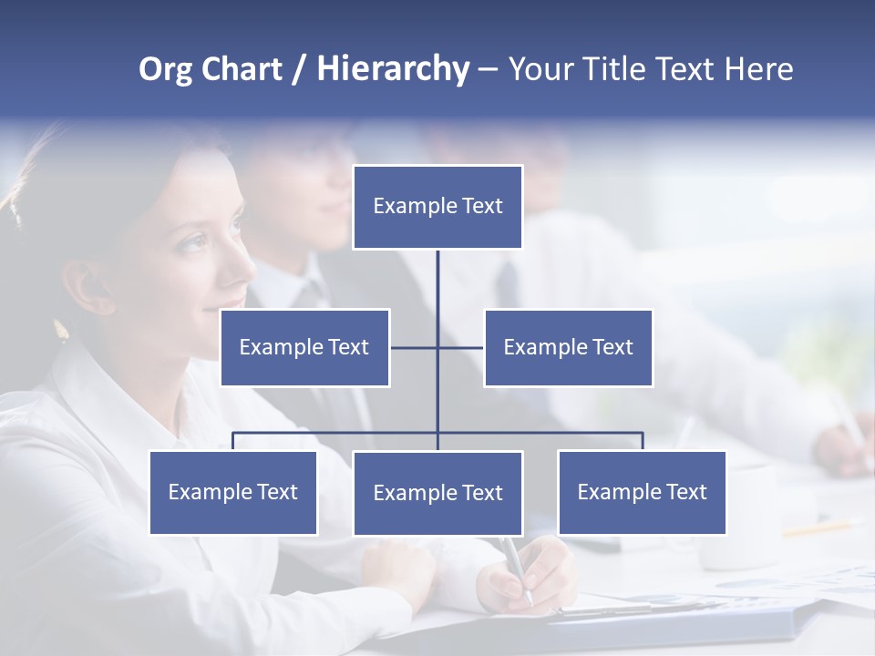 Businesspeople Session Listening PowerPoint Template
