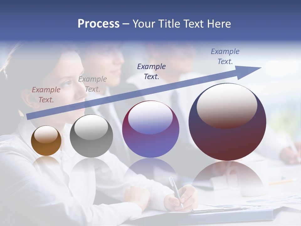 Businesspeople Session Listening PowerPoint Template
