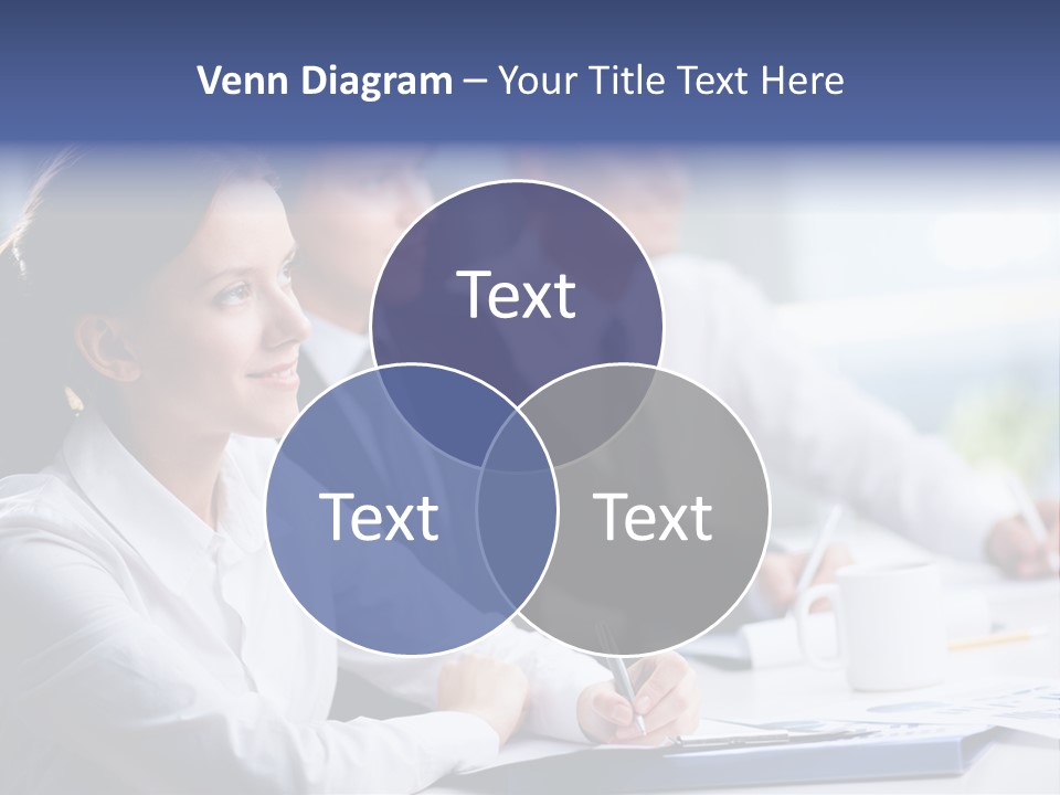 Businesspeople Session Listening PowerPoint Template